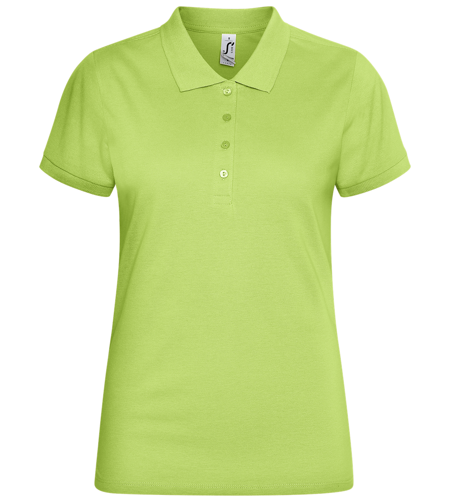 Basic Women´s Poloshirt_GREEN APPLE_front