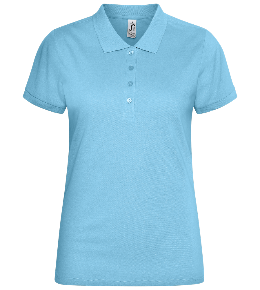 Basic Women´s Poloshirt_STONE SKY_front