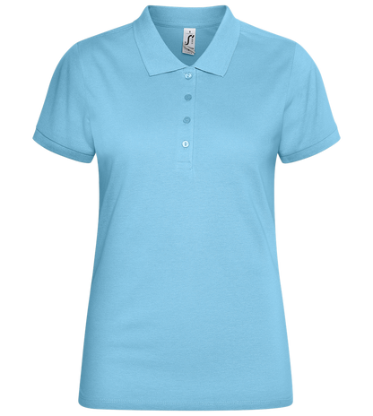 Basic Women´s Poloshirt_STONE SKY_front