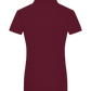 Basic Women´s Poloshirt_BORDEAUX_back