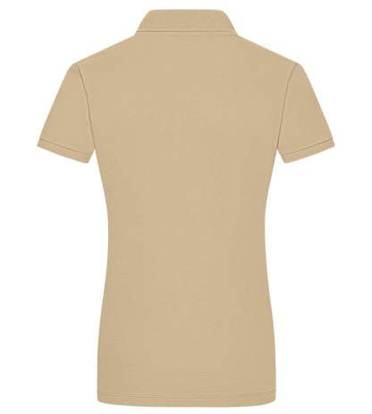 Basic Women´s Poloshirt_SAND_back