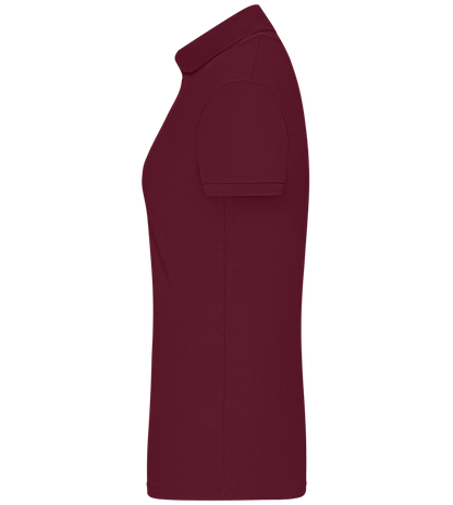 Basic Women´s Poloshirt_BORDEAUX_left