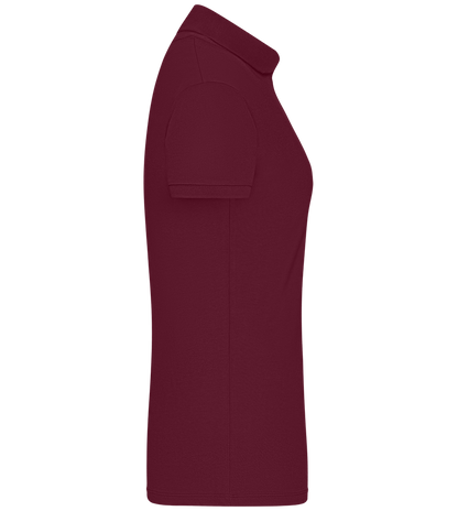 Basic Women´s Poloshirt_BORDEAUX_right