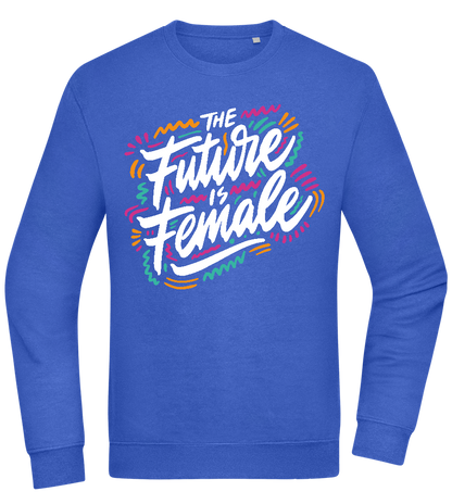 Future Is Female Design - Comfort Essential Unisex Sweater_ROYAL_front