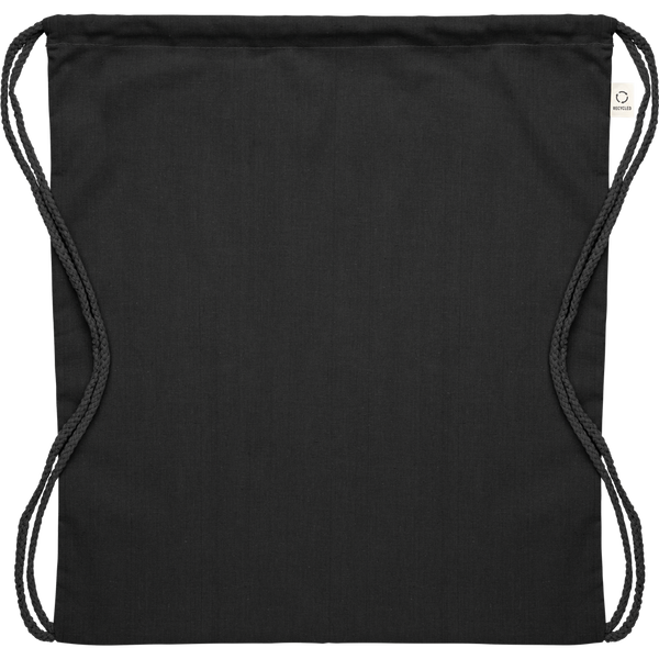 Recycled 140gr/m² Cotton Bag_BLACK_front