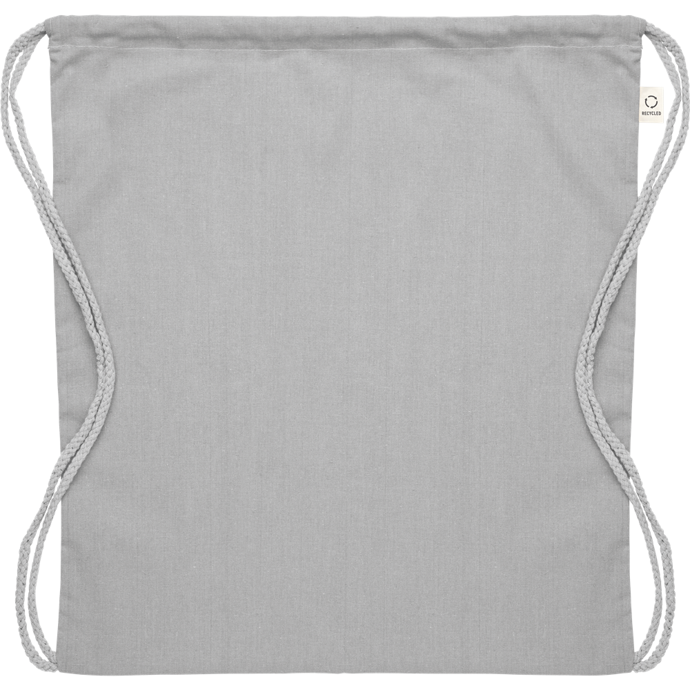 Recycled 140gr/m² Cotton Bag_GREY_front