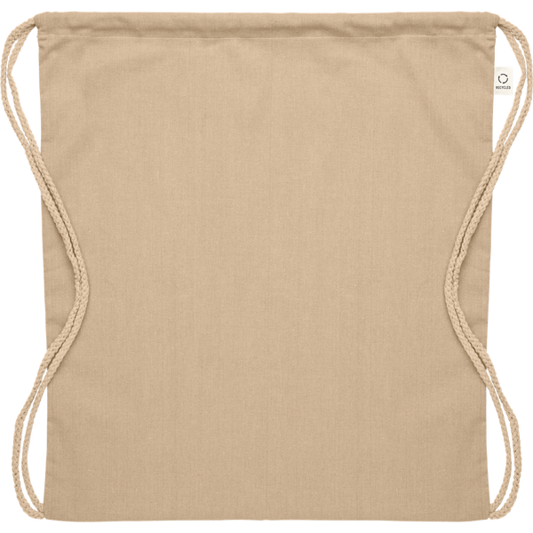 Recycled 140gr/m² Cotton Bag_KHAKI_front