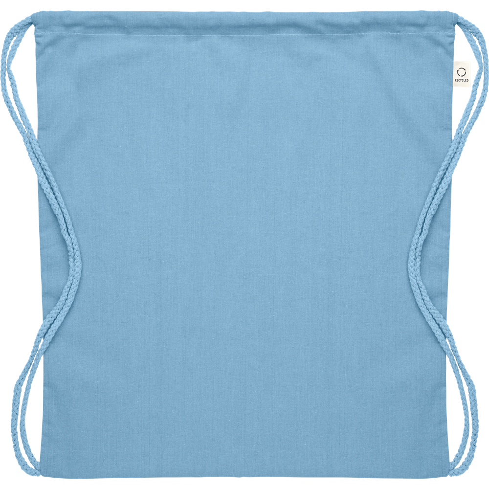 Recycled 140gr/m² Cotton Bag_PETROL_front