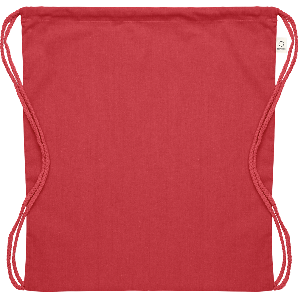 Recycled 140gr/m² Cotton Bag_RED_front