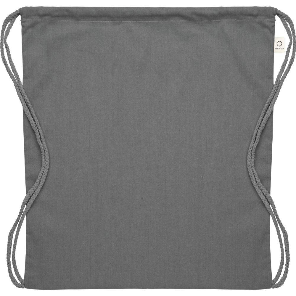 Recycled 140gr/m² Cotton Bag_STONE GREY_front