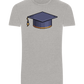 Pixelated Hat Design - Basic Unisex T-Shirt_ORION GREY_front