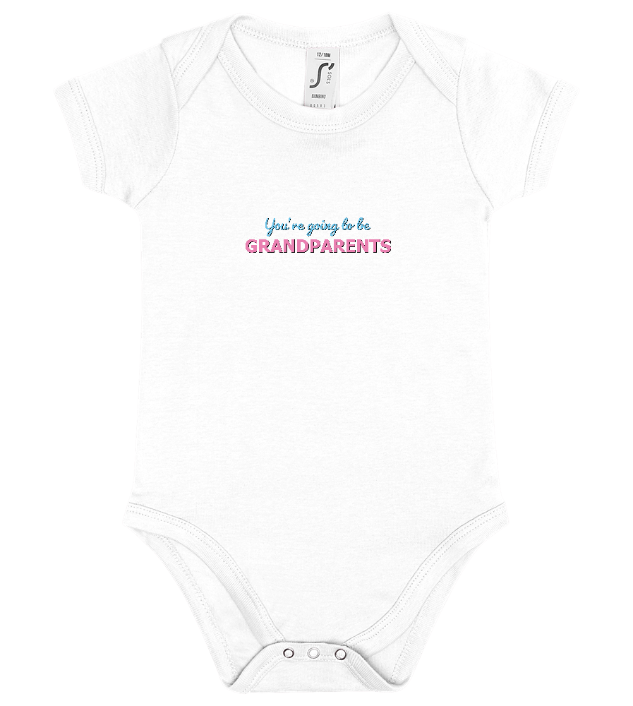 Going to be Grandparents Design - Baby bodysuit_WHITE_front