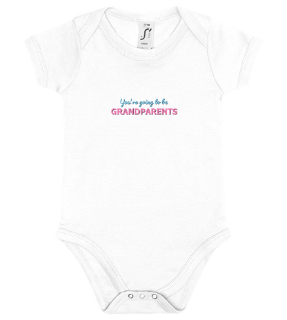 Going to be Grandparents Design - Baby bodysuit_WHITE_front