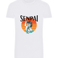 Senpai Sunset Design - Basic Unisex T-Shirt_WHITE_front