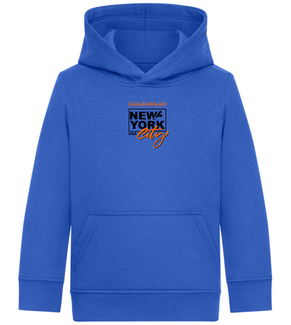 The City That Never Sleeps Design - Comfort Kids Hoodie_ROYAL_front