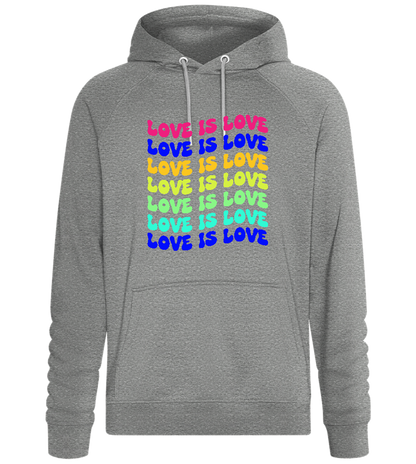 Love is Love Gradient Design - Comfort unisex hoodie_ORION GREY II_front