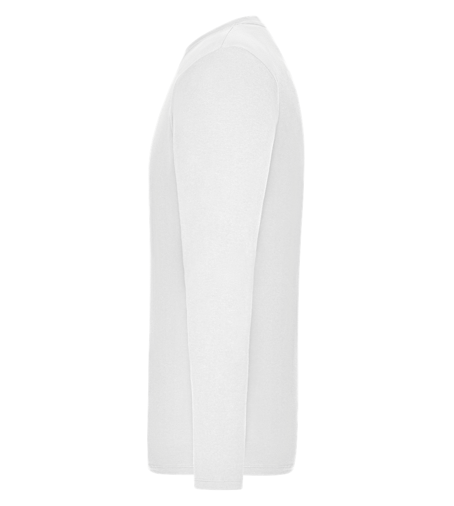 Koningsdag Oranje Fiets Design - Premium men's long sleeve t-shirt_WHITE_left
