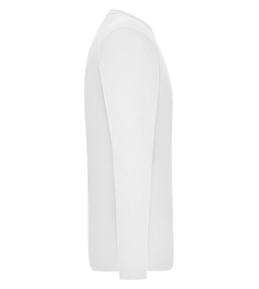 Koningsdag Oranje Fiets Design - Premium men's long sleeve t-shirt_WHITE_right