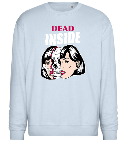 Dead Inside Design - Comfort Essential Unisex Sweater_CREAMY BLUE_front