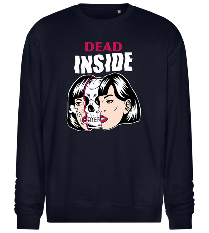 Dead Inside Design - Comfort Essential Unisex Sweater_FRENCH NAVY_front