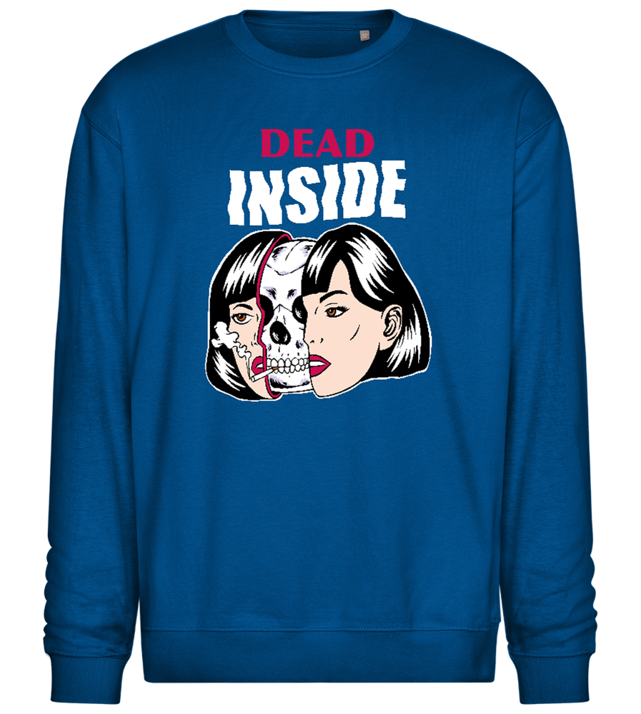 Dead Inside Design - Comfort Essential Unisex Sweater_ROYAL_front