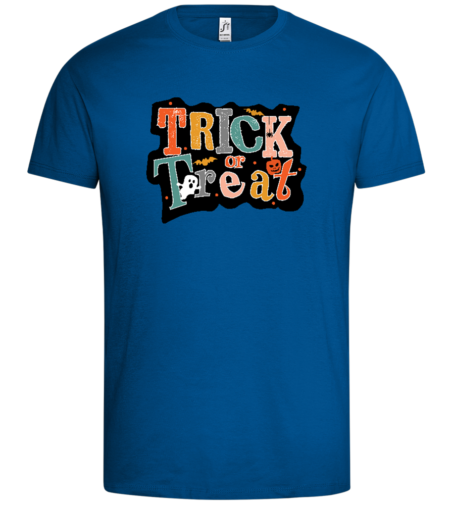 Spooky Trick or Treat Design - Premium men's t-shirt_ROYAL_front