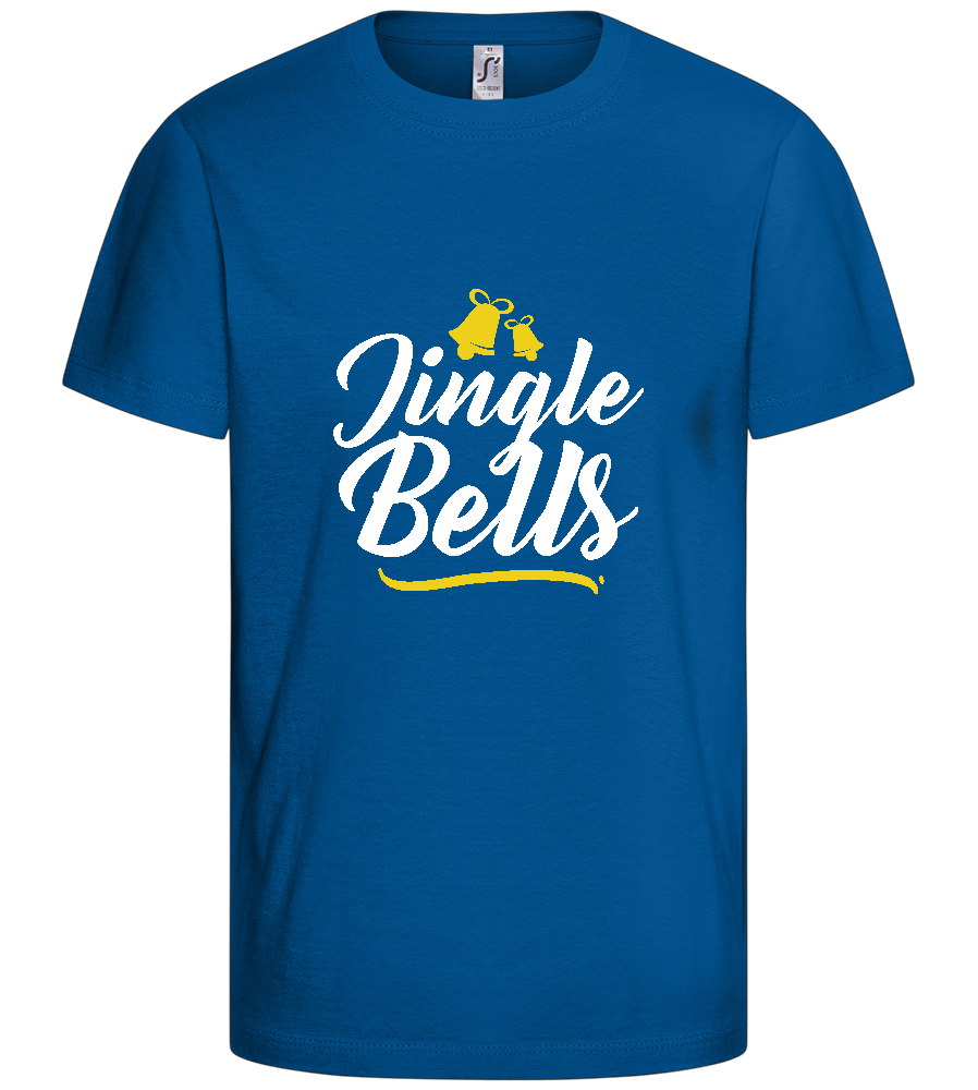 Christmas Jingle Bells Design - Basic kids t-shirt_ROYAL_front