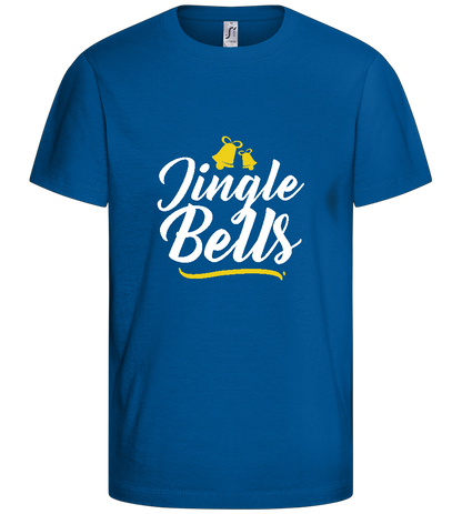 Christmas Jingle Bells Design - Basic kids t-shirt_ROYAL_front