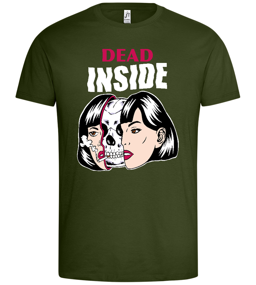 Dead Inside Design - Premium men's t-shirt_ARMY_front