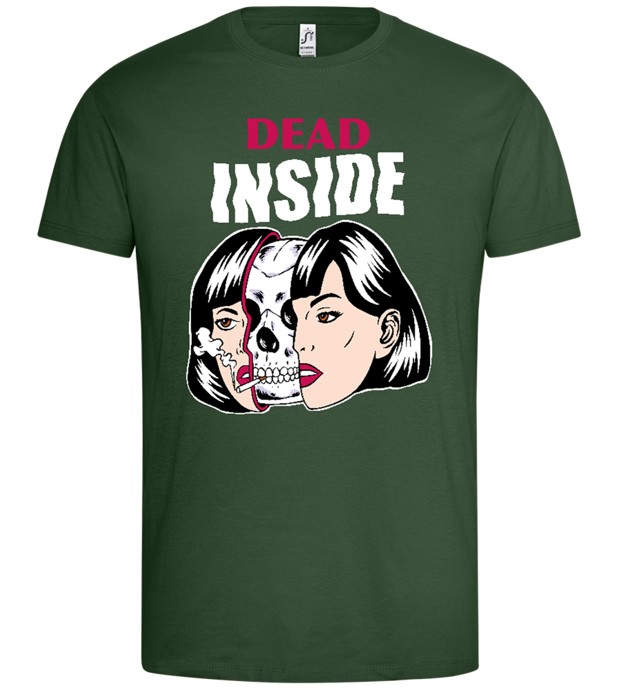 Dead Inside Design - Premium men's t-shirt_GREEN BOTTLE_front