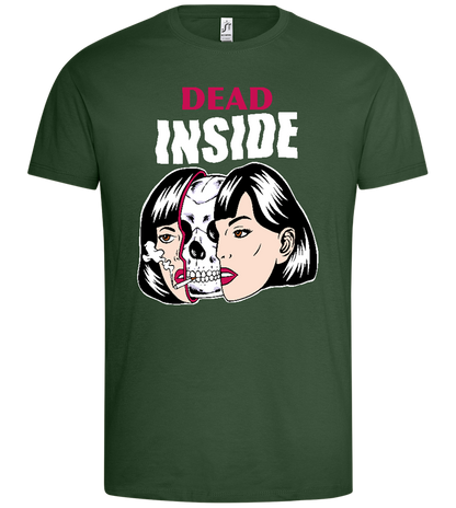 Dead Inside Design - Premium men's t-shirt_GREEN BOTTLE_front