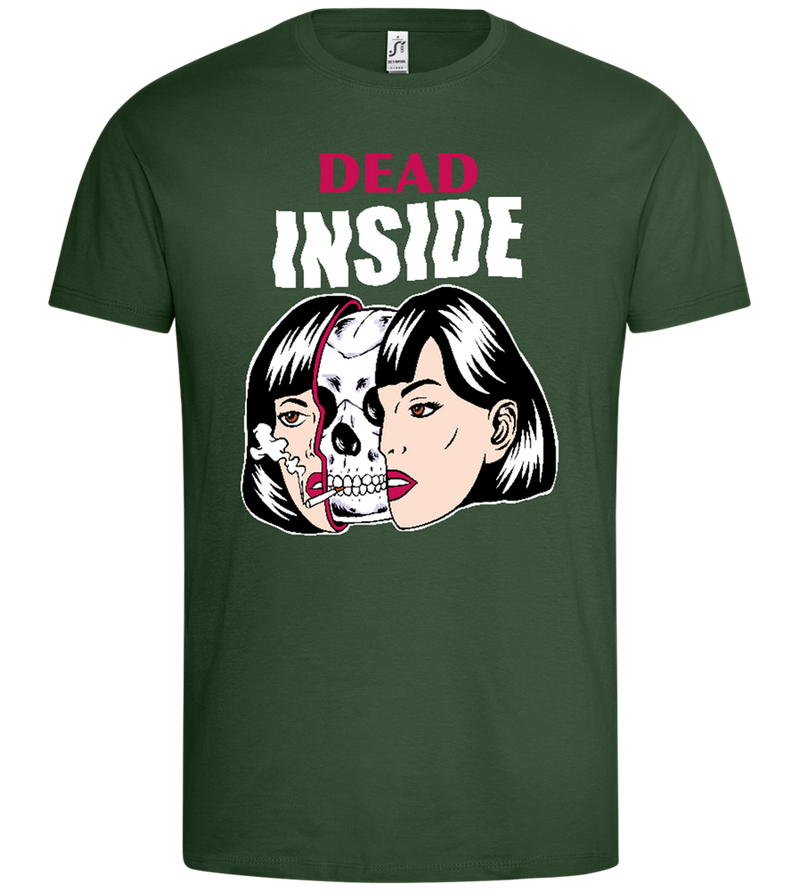 Dead Inside Design - Premium men's t-shirt_GREEN BOTTLE_front