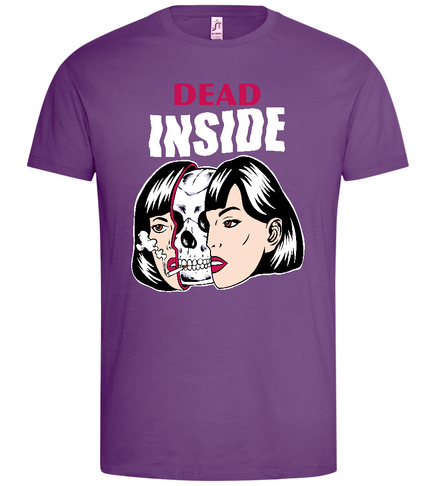 Dead Inside Design - Premium men's t-shirt_LIGHT PURPLE_front