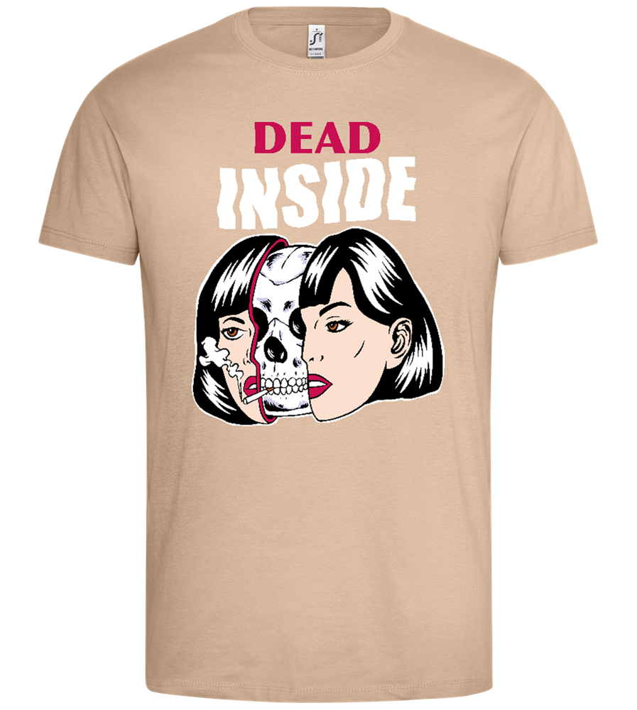 Dead Inside Design - Premium men's t-shirt_SAND_front