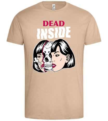 Dead Inside Design - Premium men's t-shirt_SAND_front