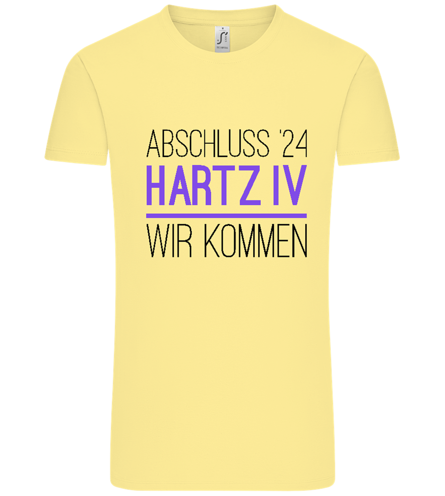 Abschluss '24 Hartz IV Design - Comfort Unisex T-Shirt_AMARELO CLARO_front