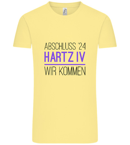 Abschluss '24 Hartz IV Design - Comfort Unisex T-Shirt_AMARELO CLARO_front