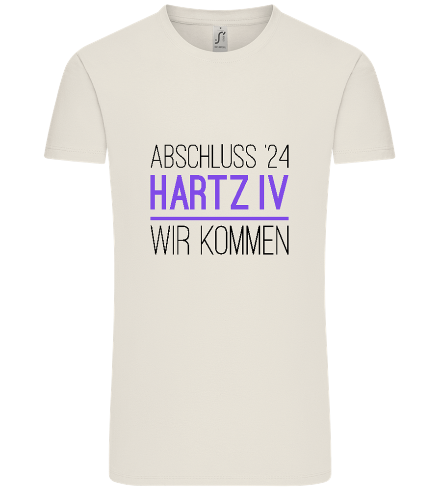 Abschluss '24 Hartz IV Design - Comfort Unisex T-Shirt_ECRU_front