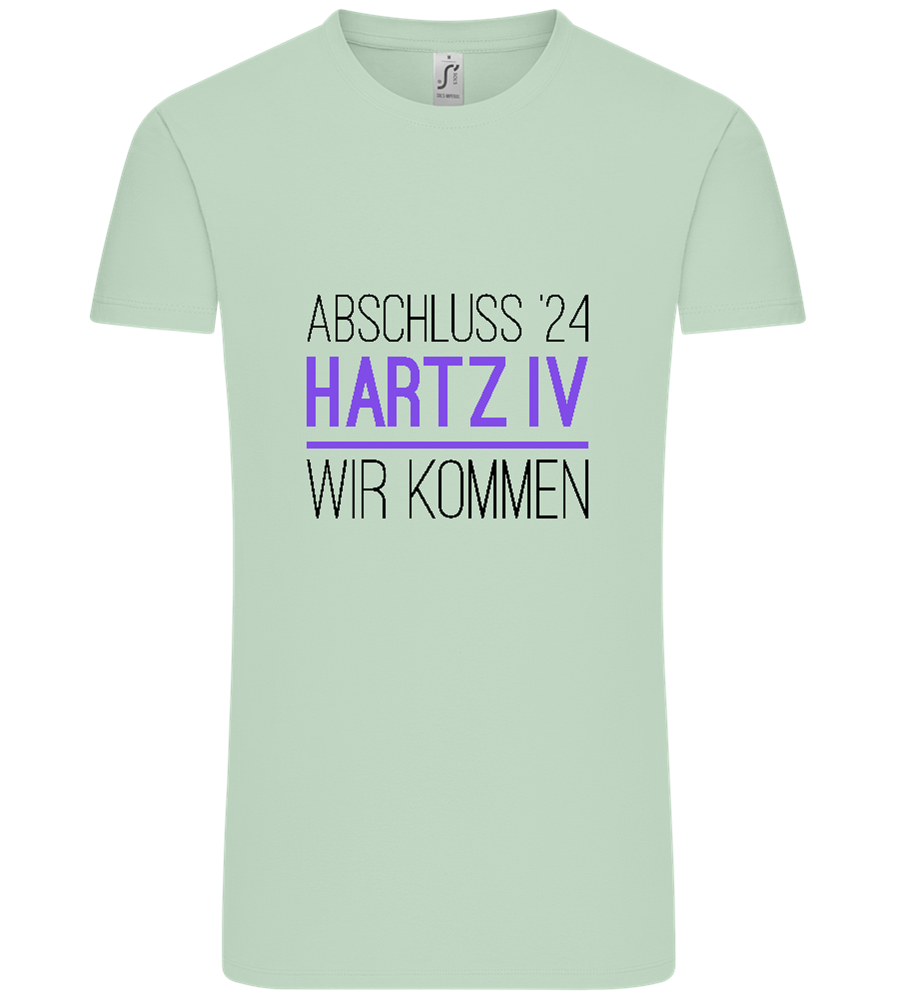 Abschluss '24 Hartz IV Design - Comfort Unisex T-Shirt_ICE GREEN_front