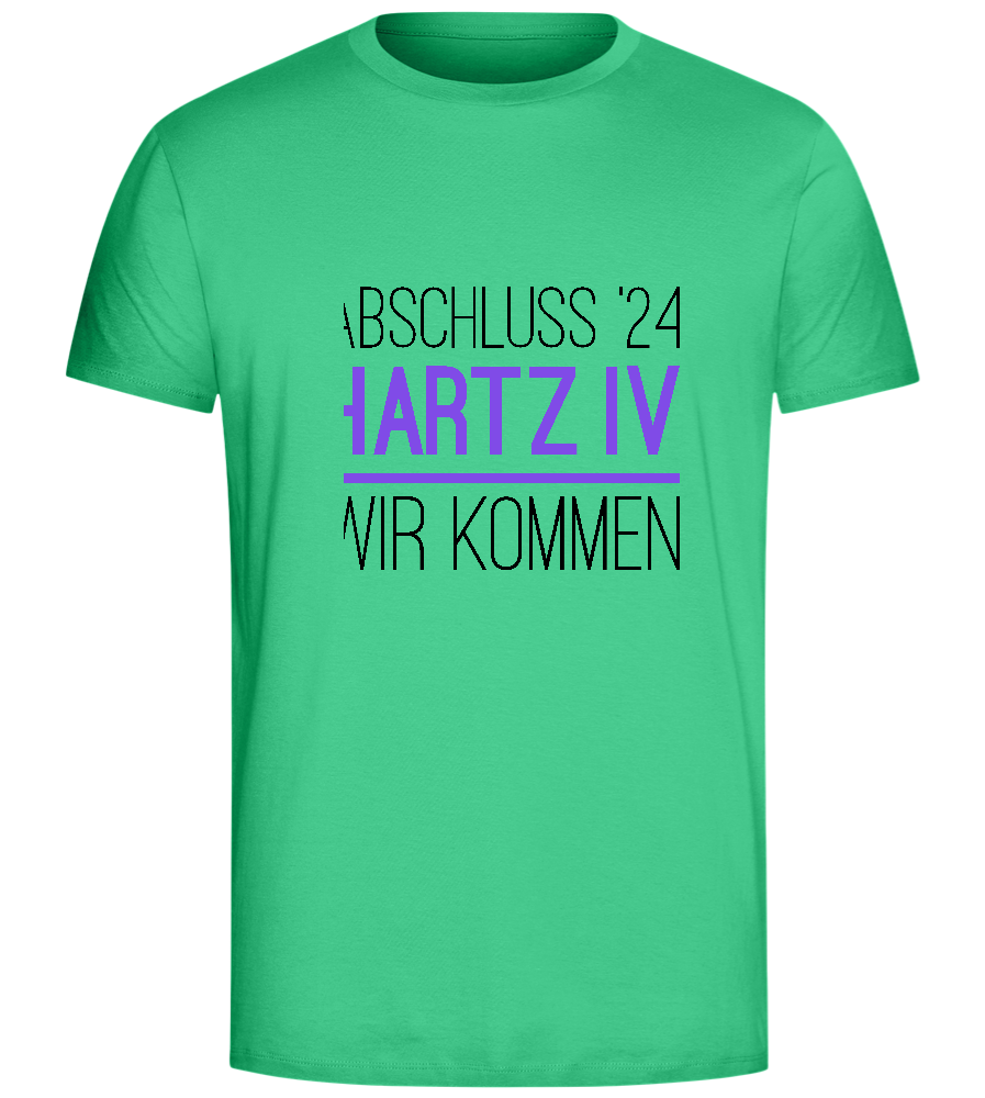 Abschluss '24 Hartz IV Design - Comfort Unisex T-Shirt_SPRING GREEN_front