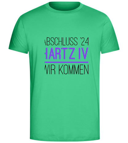 Abschluss '24 Hartz IV Design - Comfort Unisex T-Shirt_SPRING GREEN_front