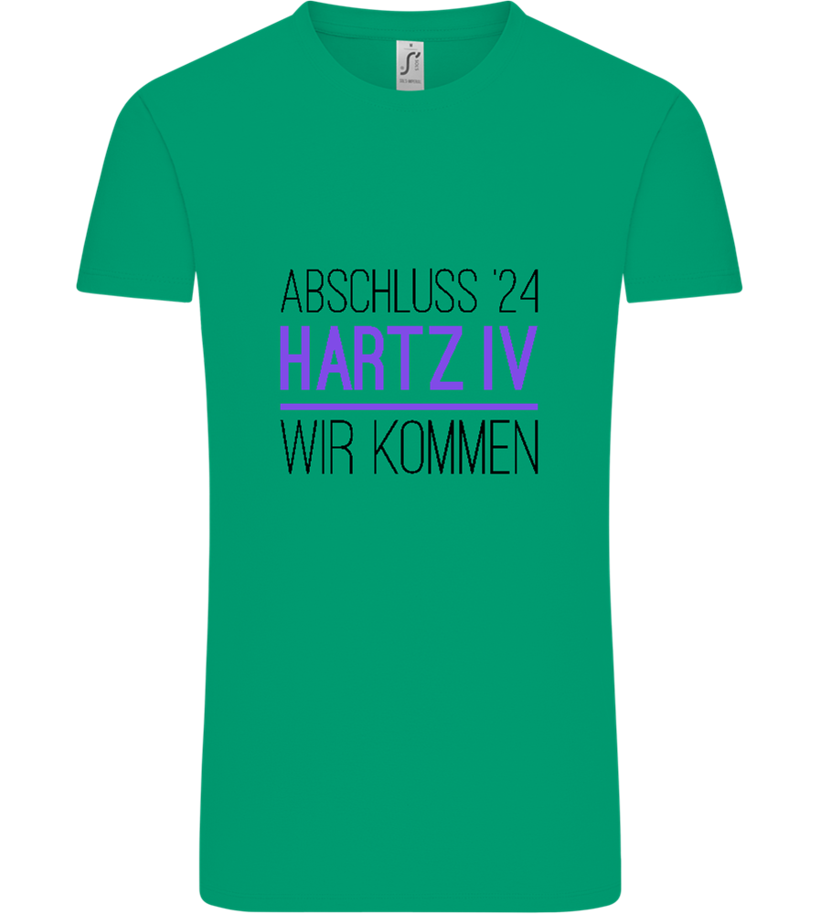 Abschluss '24 Hartz IV Design - Comfort Unisex T-Shirt_SPRING GREEN_front