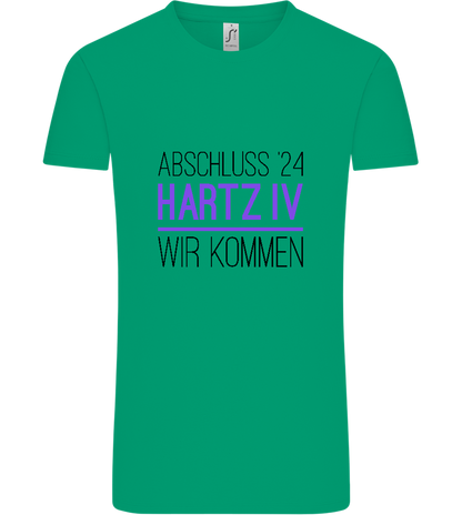 Abschluss '24 Hartz IV Design - Comfort Unisex T-Shirt_SPRING GREEN_front