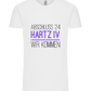 Abschluss '24 Hartz IV Design - Comfort Unisex T-Shirt_WHITE_front