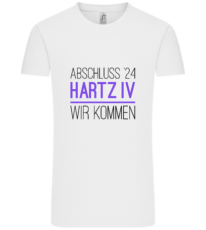 Abschluss '24 Hartz IV Design - Comfort Unisex T-Shirt_WHITE_front