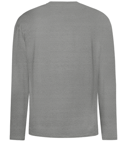 World's Okayest Brother Design - Comfort men's long sleeve t-shirt_ORION GREY_back