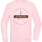 Never Late Design - Comfort Essential Unisex Sweater_LIGHT PEACH ROSE_front