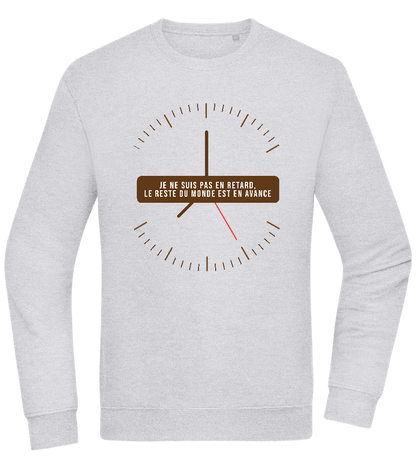 Never Late Design - Comfort Essential Unisex Sweater_ORION GREY II_front