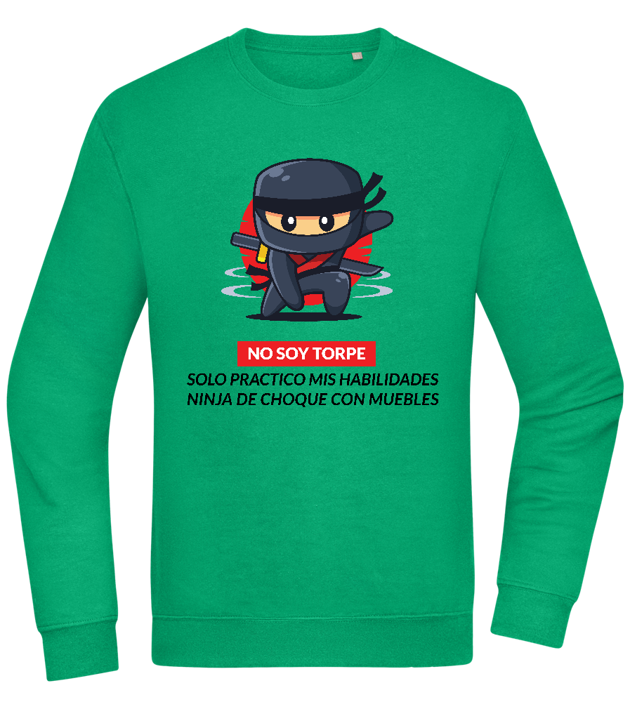 Ninja Design - Comfort Essential Unisex Sweater_MEADOW GREEN_front