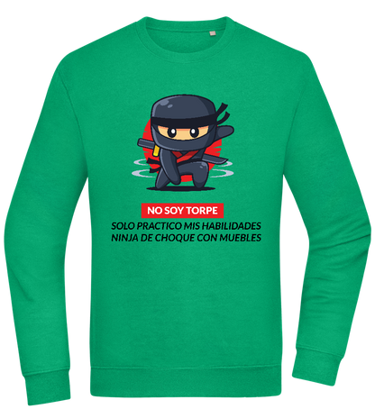 Ninja Design - Comfort Essential Unisex Sweater_MEADOW GREEN_front